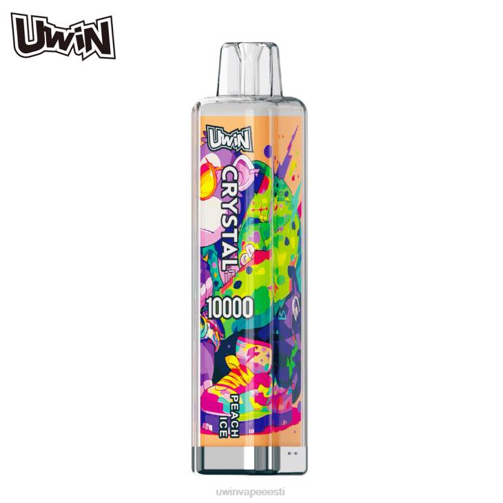 Uwin Vape Tallinn virsiku jää | UWIN CRYSTAL 10 000 ühekordselt kasutatavat vape PLLZ10
